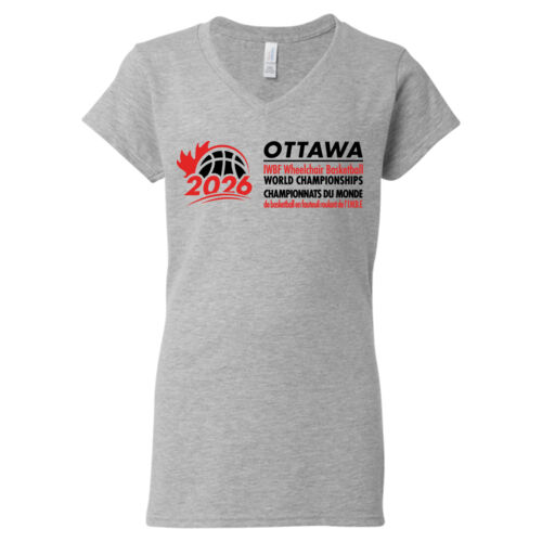 Ottawa 2026 Women's V-Neck T-Shirt Thumbnail